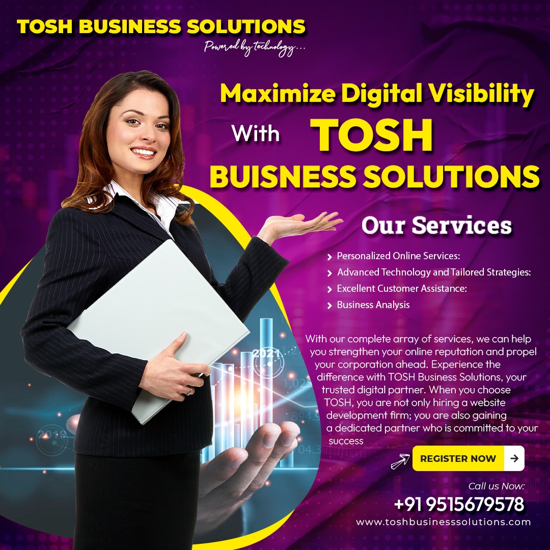 Maximize Digital Visibility With TOSH Business Solutions