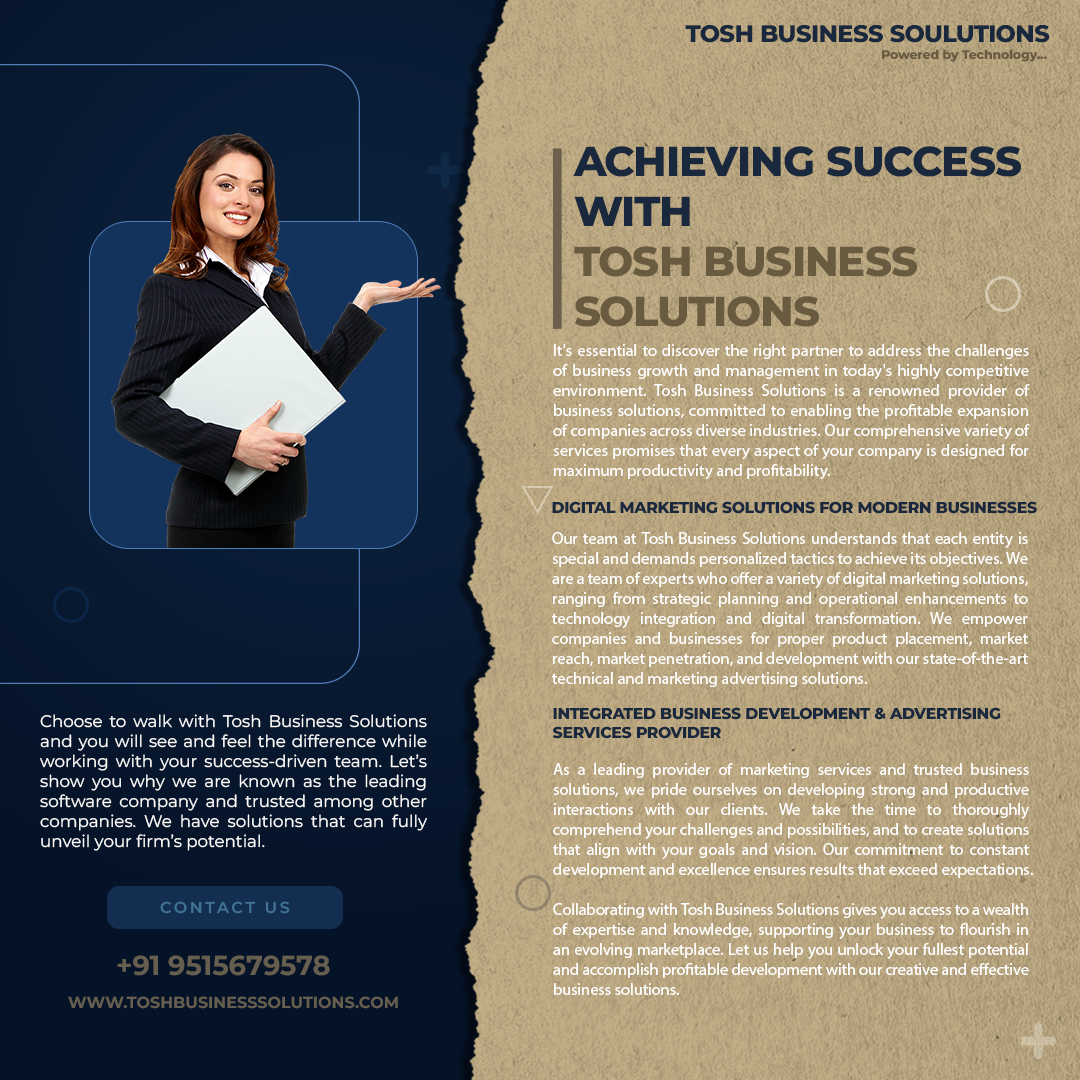 Achieving Success With Tosh Business Solutions