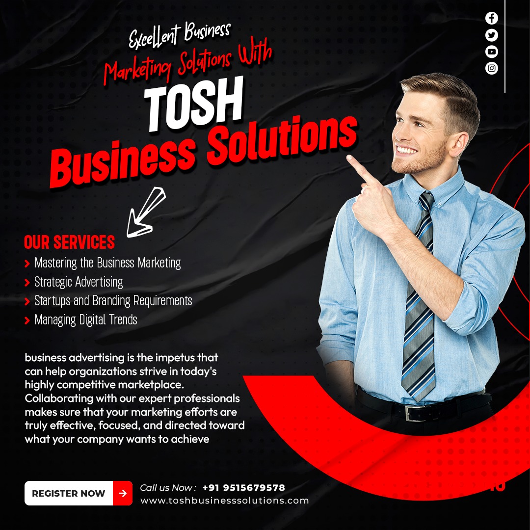 Excellent Business Marketing Solutions With TOSH Business Solutions